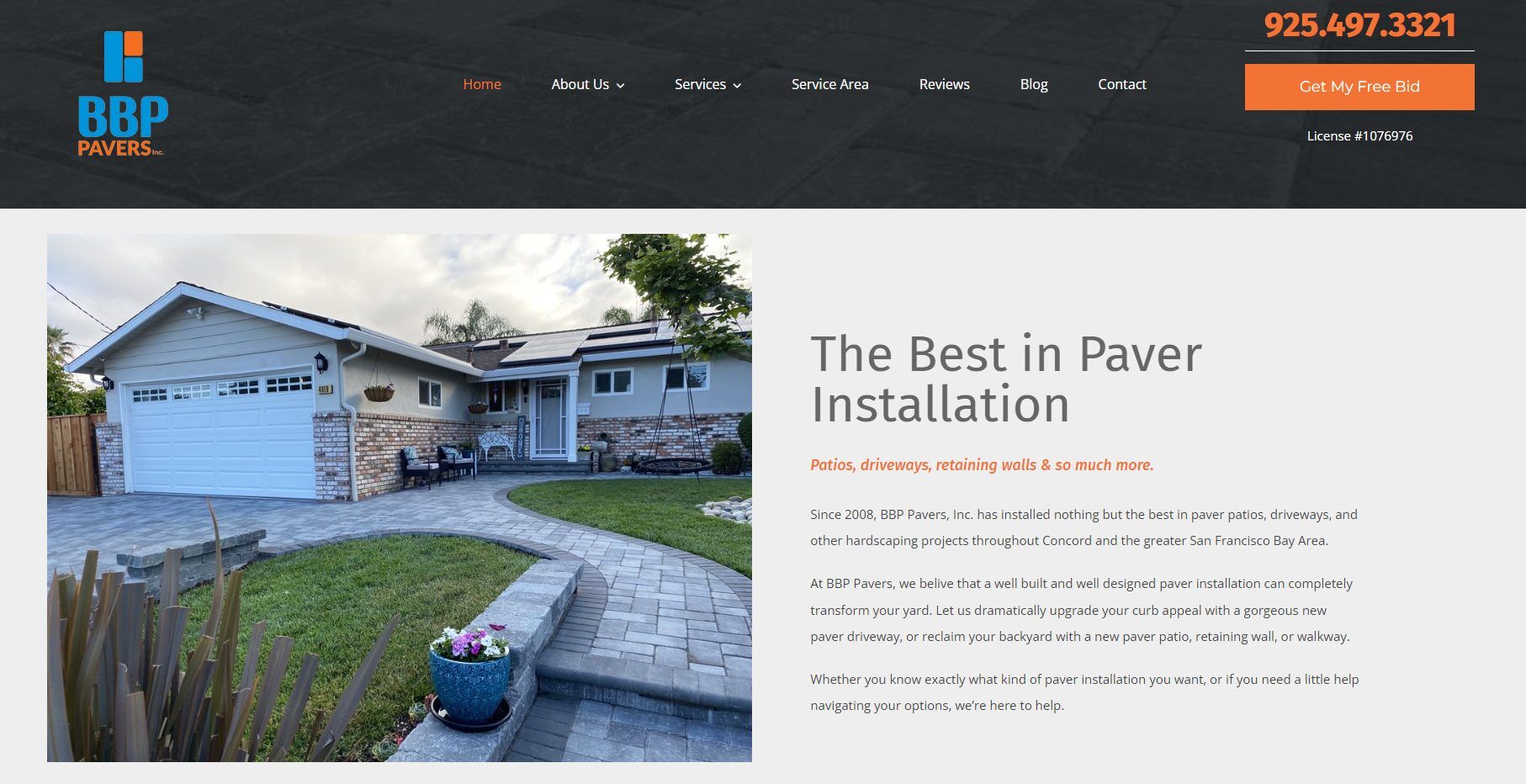 website for BBP Pavers